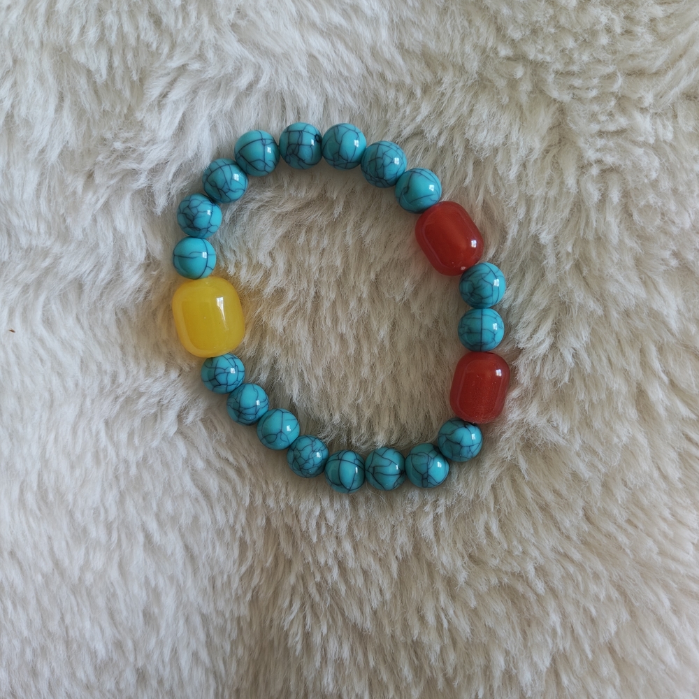 Colorful Beaded Kids Bracelet